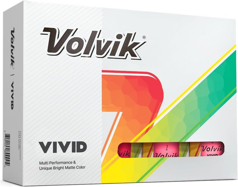 Volvik Vivid Matte Golf Balls (One Dozen) - Image 1
